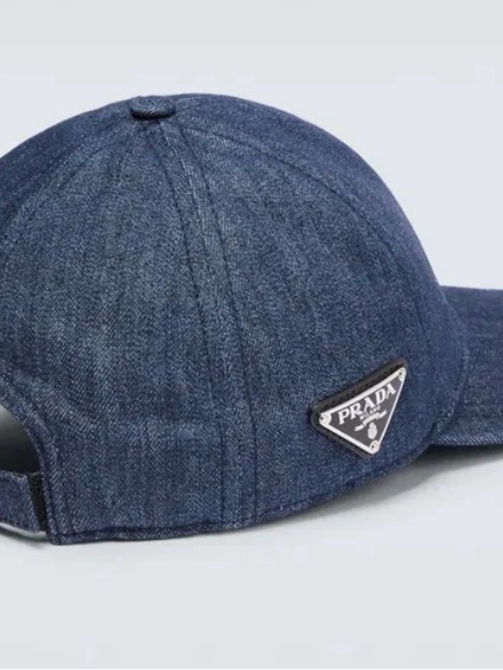 Prada Denim Baseball Cap - Dark Blue